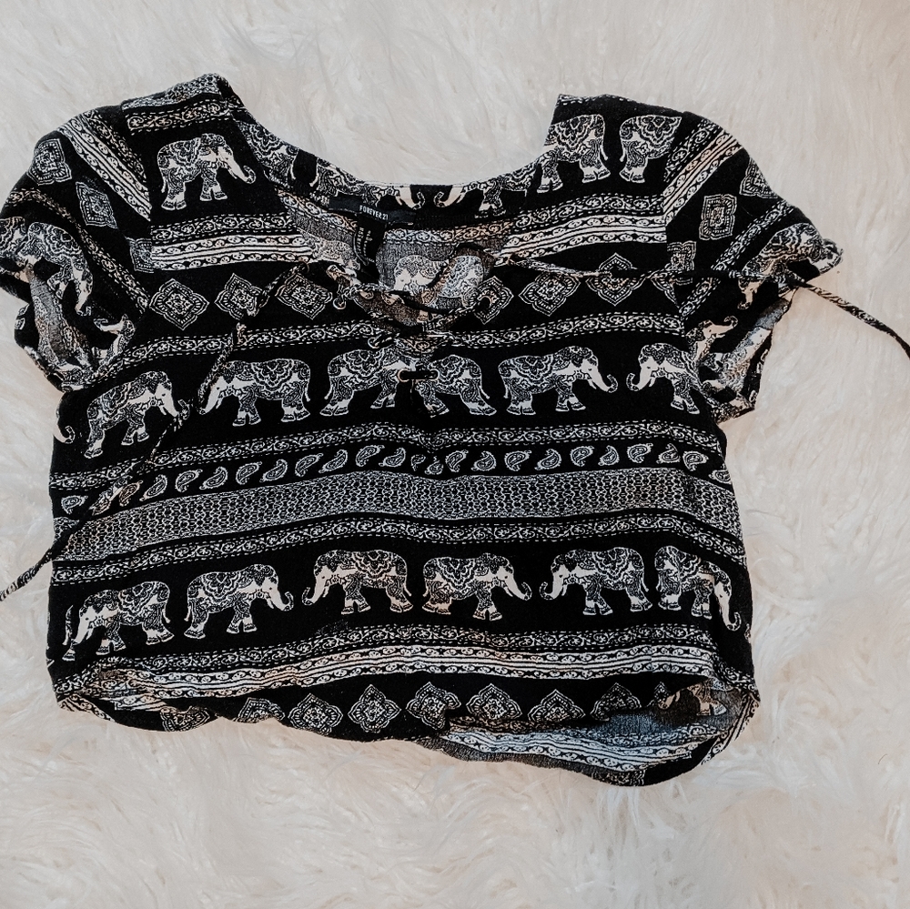 Boho forever 21 shirt